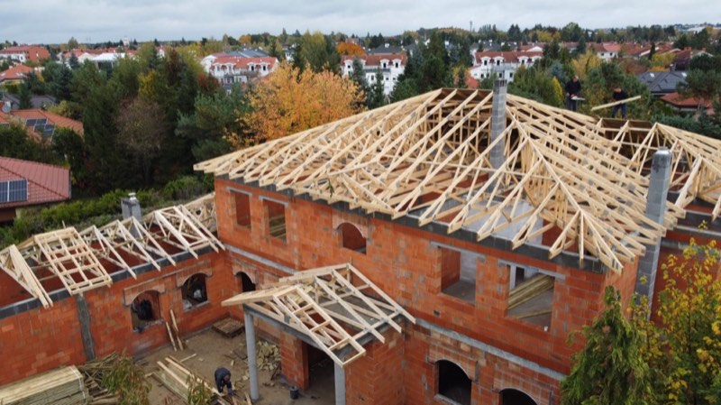Wiązary dachowe - realizacja 10